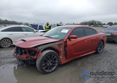 2022 Dodge Charger Scat Pack z USA, uszkodzony, nr VIN 2C3CDXGJXNH159365